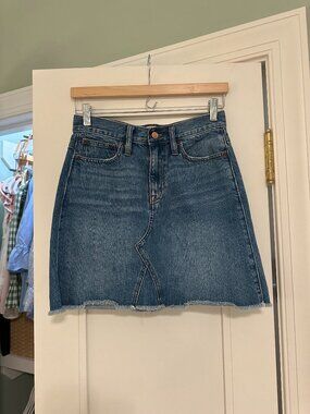 J Crew Jean skirt, size 25